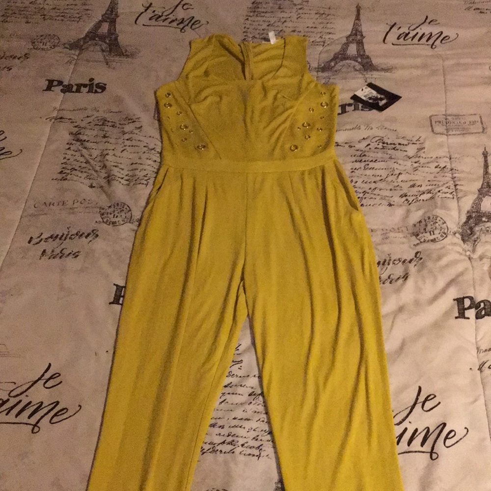 Yellow jumpsuit